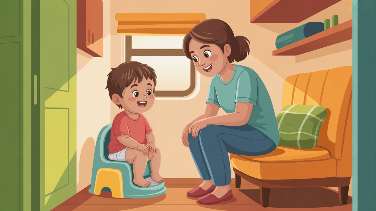 Potty Training in Small Spaces